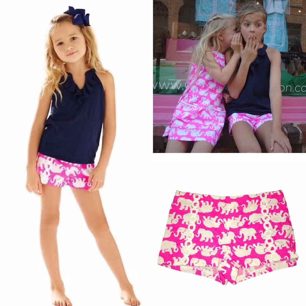 Lilly Pulitzer Girl’s Tusk in Sun Shorts
